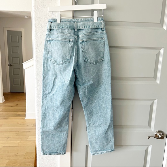 NWT Topshop High Rise Belted Tie Waist Jeans - Picture 3 of 3